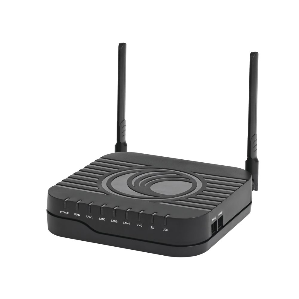 Cambium Networks R201 US, 802.11ac Dual Band Gigabit WLAN Router with ATA