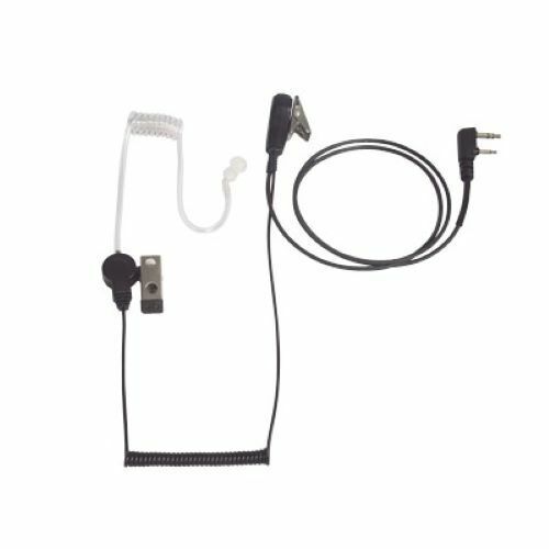 Lapel Microphone - Earphone w/ Acoustic Clear Tube ICOM IC-F11/ 14/ 3021/ 3003