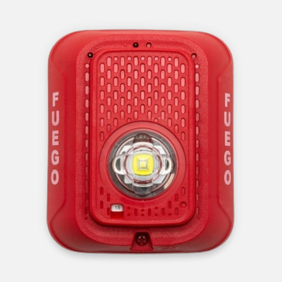 System Sensor SRLED-SP L-srs Strobe Red Wall, Plain