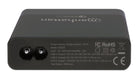 Intellinet Manhattan One USB-C Power Delivery Port up to 60 W, One USB-C Power Delivery Port up to 18 W, One Quick Charge Power Port up to 18 W, Black