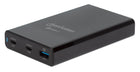Intellinet Manhattan One USB-C Power Delivery Port up to 60 W, One USB-C Power Delivery Port up to 18 W, One Quick Charge Power Port up to 18 W, Black