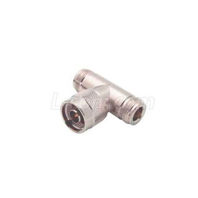 L-Com BN126 Coaxial T Adapter, N Female / Female / Male