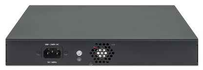 Intellinet 560641 8-Port Gigabit Ethernet PoE+ Switch 1000Mbps IEEE 802.3at Energy Efficient Managed Rackmountable