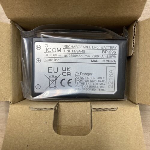 Icom BP-296 Li-ion Battery 2350mAh for Icom M37