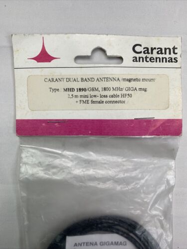 Carant Dual Band Antenna MHD-1890 1800MHz 2.5mm mini low loss cable HF50 FME con