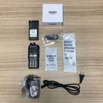 Motorola HT1250 UHF 403-470MHz 128ch Two Way Radio Full Keypad AAH25RDH9AA6AN