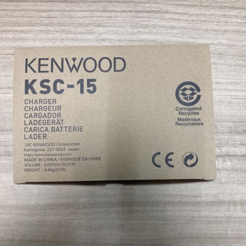 OEM Kenwood KSC-15 Charger for Batteries KNB-14 KNB-15A