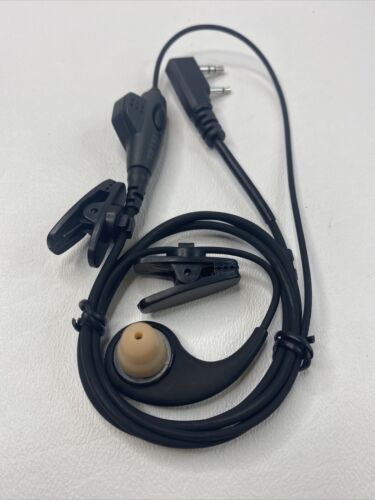 Pryme SPM-201 Earphone for Radios KENWOOD PTT button NX-220 NX-240 3230 2170