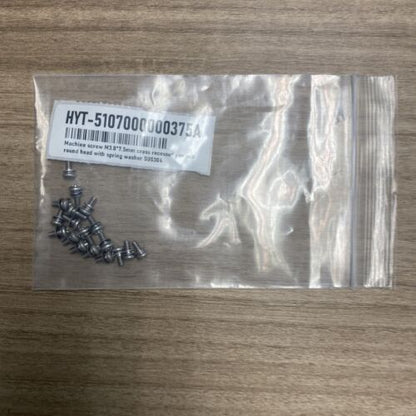 Hytera HYT-5107000000375A 10 Pack of Belt Clip Screws for BC08 BC19 BC22