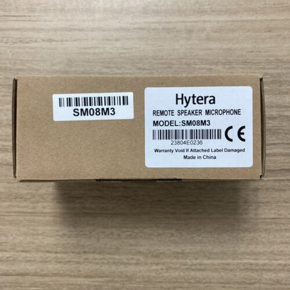 Hytera SM08M3 Remote Speaker Microphone with 3.5mm Audio Jack and Swivel Clip