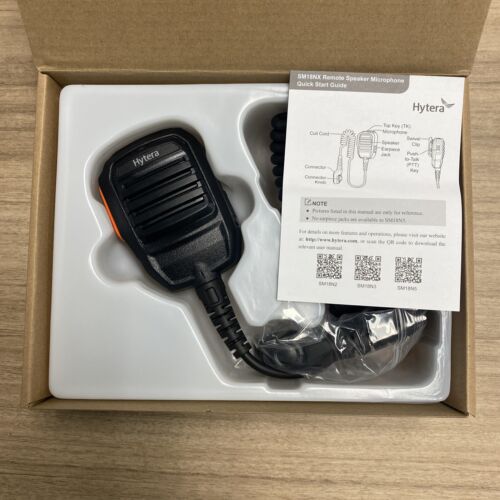 Hytera SM18N2 Remote Speaker Microphone IP67 for PD702i PD752i PD782i PD982i