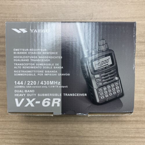 Yaesu VX-6R 5W Multi-Band FM handheld Transceiver