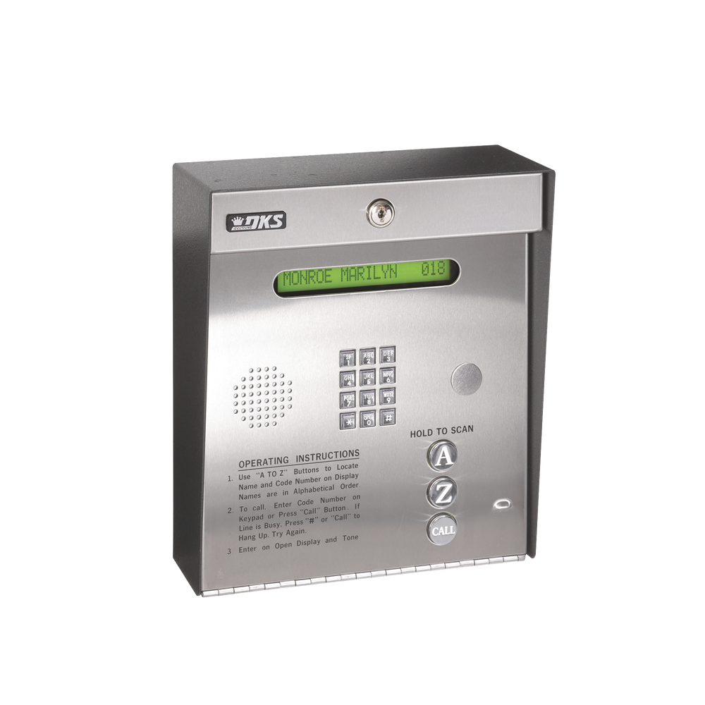 Dks Doorking 1835-080 Telephone Access Control with Phone Log, Memory for 3,000 Telephone Numbers
