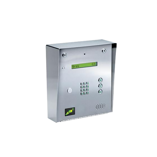 Dks Doorking 1835-090 Telephone Entry & Access Control with Voice and Data connection over Cellular, Internet or a POTS (Plain Old Telephone Service) connection.