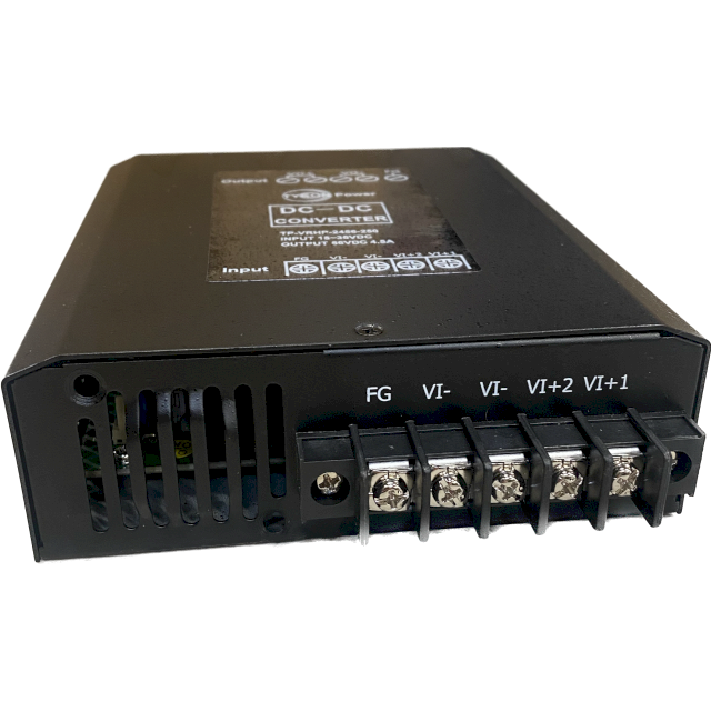 Tycon Voltage Converter +/- 36-72VDC IN. 56VDC @ 4.46A 250W Regulated OUT. Isolated