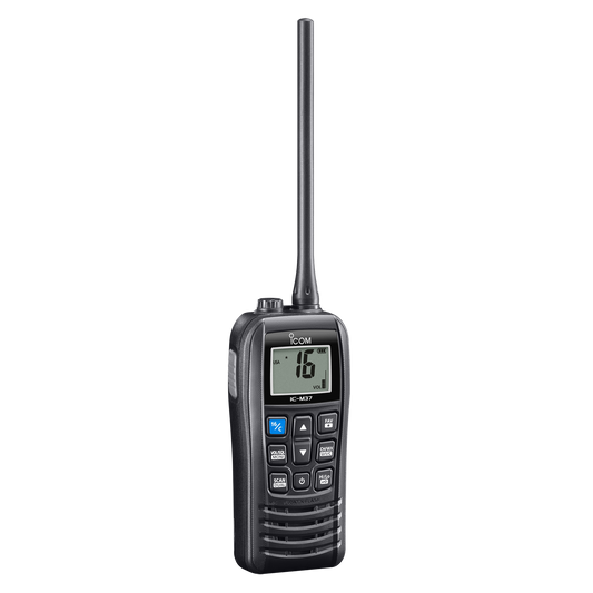 Icom IC-M37 Marine VHF Portable Radio 6W Float'n Flash Function 700 mW Audio