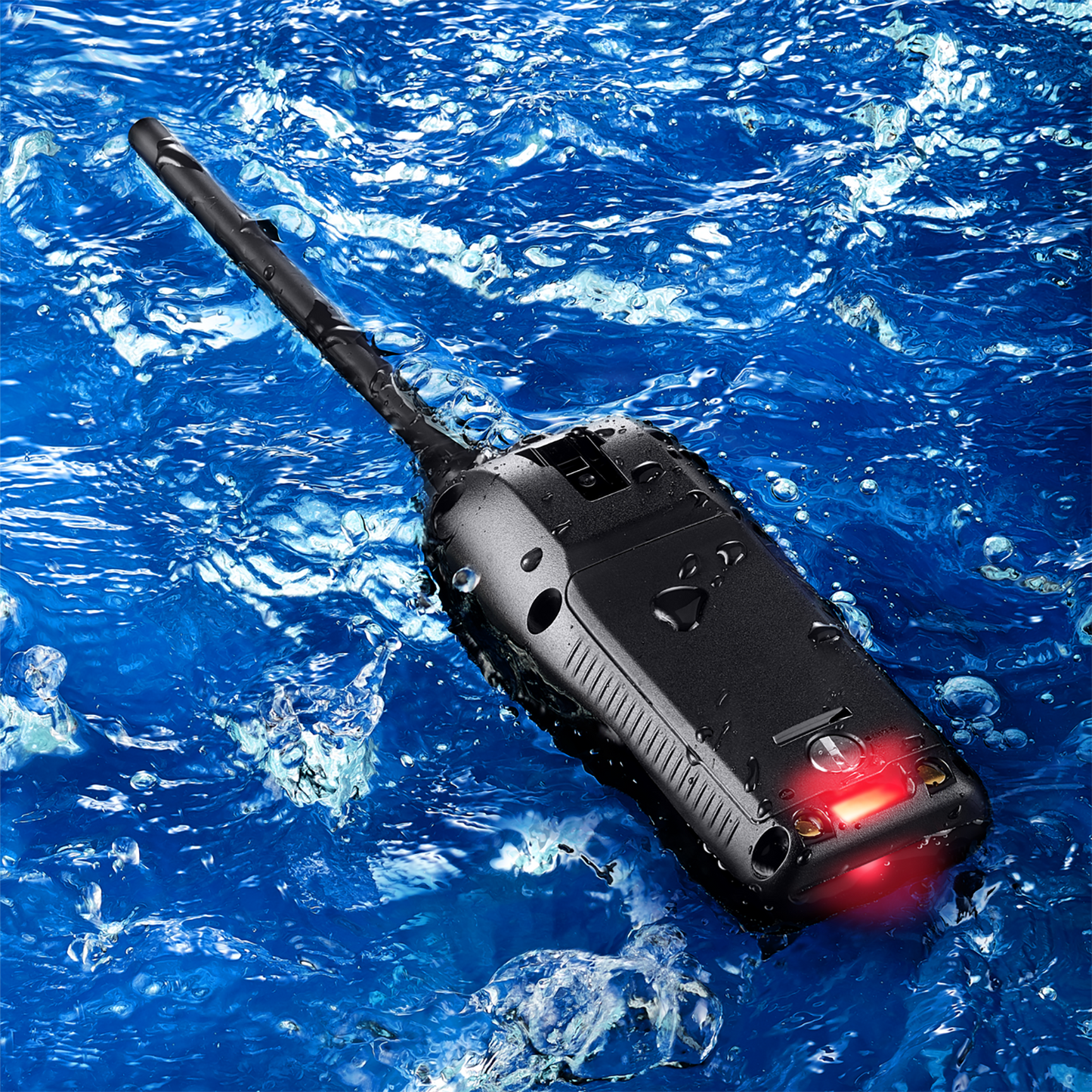 Icom IC-M37 Marine VHF Portable Radio 6W Float'n Flash Function 700 mW Audio