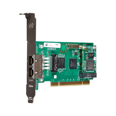 Digium 1TE236F Low Profile PCI Card with 2x T1 Ports VoIP Gateway SIP H.323 IAX Protocol Support Up to 48 Concurrent Calls