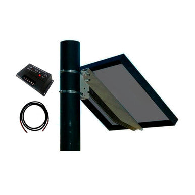 Tycon Solar Kit 70W-Solar Panel. Pole/Wall Mount. Outdoor 12AWG Cable. 12V PWM Charge Controller