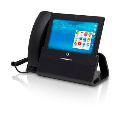 Ubiquiti UVP-Executive UniFi Voip Phone Powered by Android, High-Definition 7" Touchscreen Multi-Touch Color Display, Built-In Camera 1.0 MP HD720p, Bluetooth, Wi-Fi, Premium Stereo Sound, 4GB Storage, PoE.
