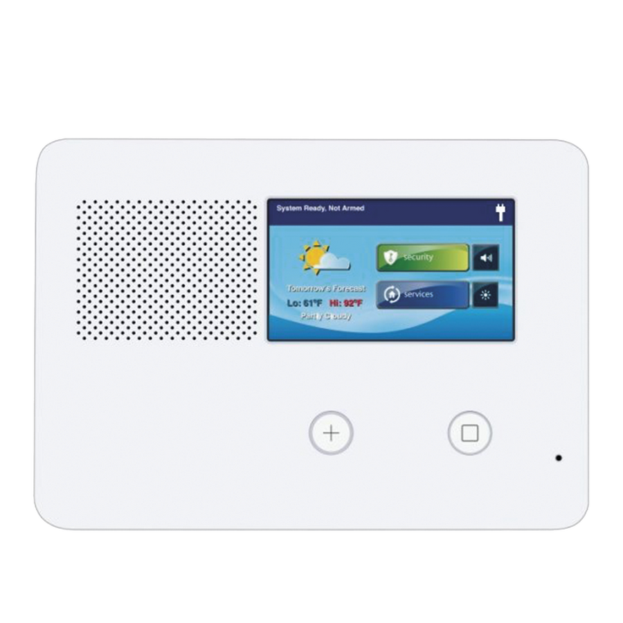 2gig 2GIG-GC2E-345 Security & Control Panel / Supports LTE 4G and 3G / Compatible with Alarm.com and SecureNet