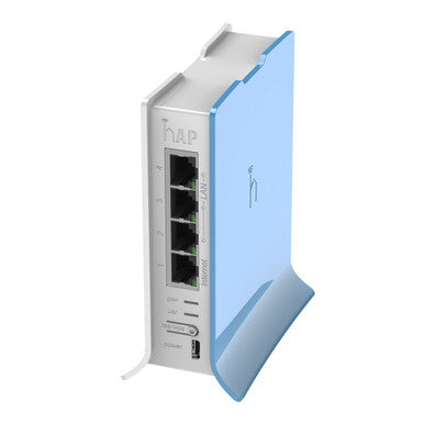 Mikrotik hAP Lite 32MB 4xLAN built-in 2.4Ghz 802.11b/g/n 2x2 OSL4 integrated antennas