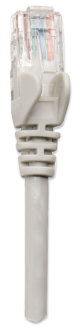 Intellinet Cat6 patch cable RJ-45 10.0 ft gray category 6 RJ45 cable patch gigabit 334129