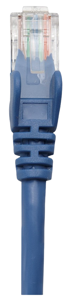 Intellinet 347365 0.5 ft CAT5e Patch Cable Copper RJ45 Male-Male Blue