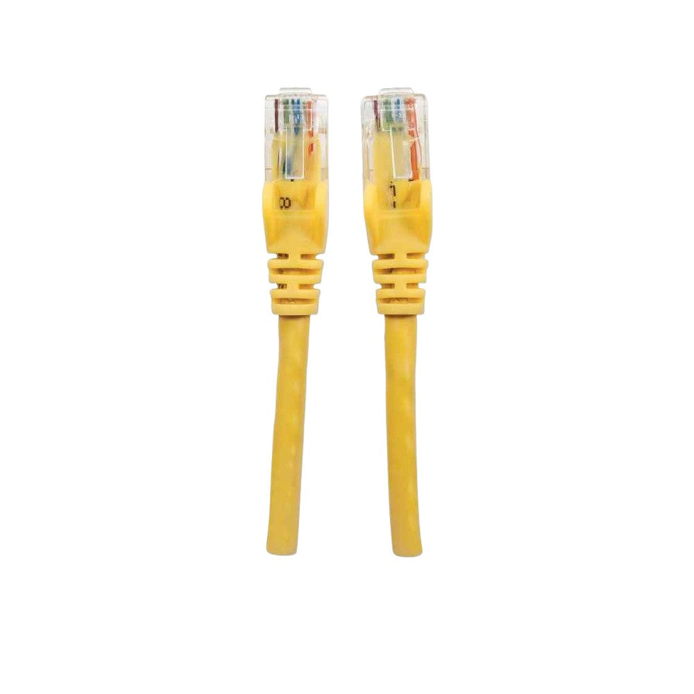 Intellinet 347471 1 ft CAT5e Network Cable Copper RJ45 Male-Male (Yellow)