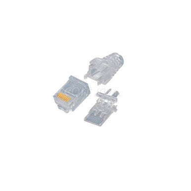 L-Com (TSP6088) Category 6A RJ45 Plug (8x8), Pkg/100