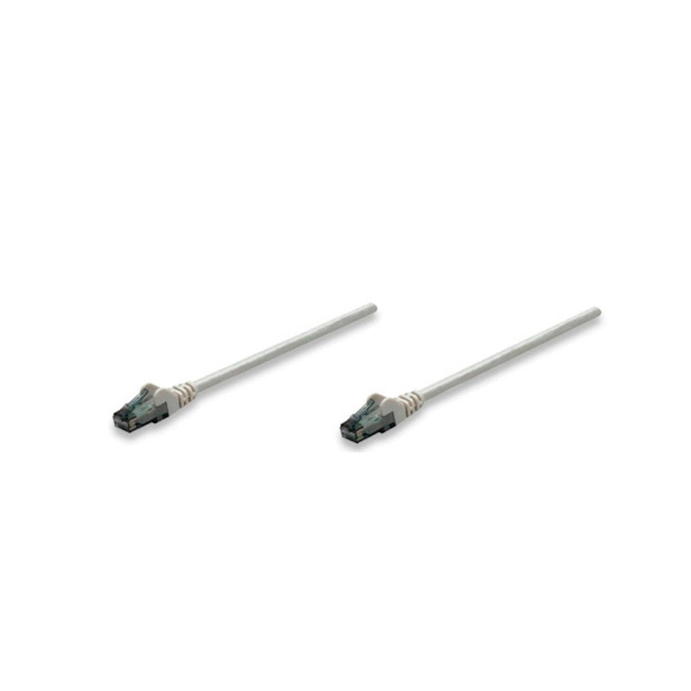 Intellinet Cat6 patch cable RJ-45 10.0 ft gray category 6 RJ45 cable patch gigabit 334129