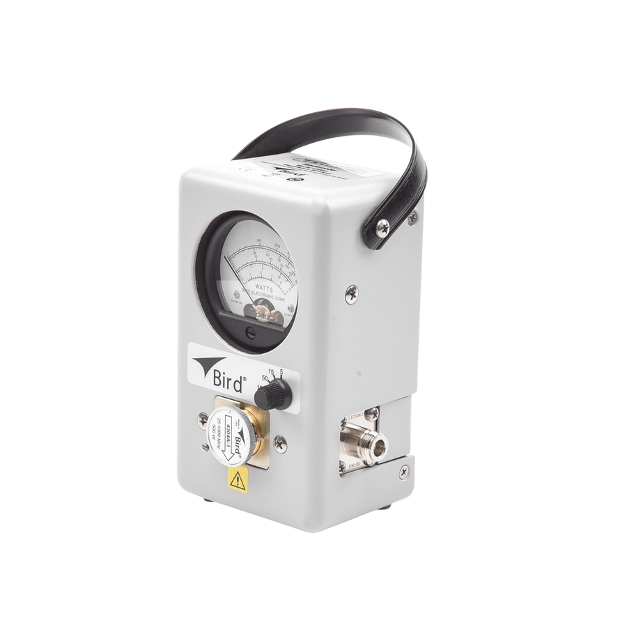Bird Technologies 4304A Wide Bandwidth Directional Thrueline Wattmeter, 25-1000 MHz Fixed Element, 5-500 Watt .