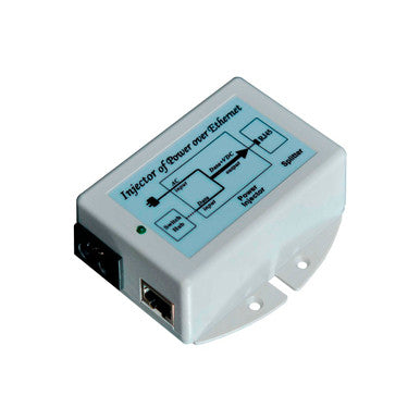 Tycon 100-240VAC Autoranging IN. 24V 19W Passive PoE Injector Surge Protected
