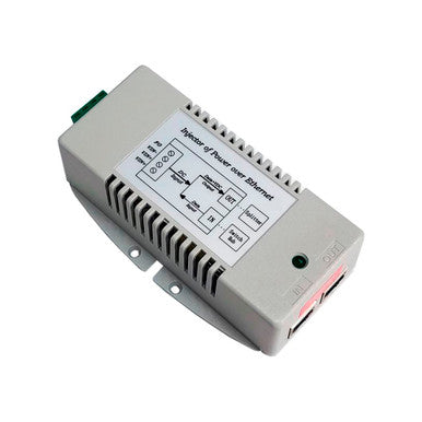 Tycon 9-36VDC IN, 24V 24W Gigabit Passive 4pair PoE OUT. DC to DC Converter and PoE Injector, PoE Pins 1245(+), 3678(-)