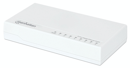 Intellinet 560702 8-Port Gigabit Ethernet Switch Plug-and-Play Green Ethernet Auto-Sensing Fanless Design