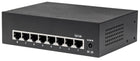Intellinet 561204 8-Port Gigabit PoE+ Switch 60W Power Budget Private VLAN Auto-Sensing Ports Green Ethernet