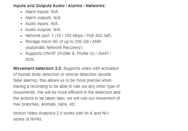 IP Camera Turret 6 MP 30 mts IR EXIR Exterior IP66 WDR 120 dB PoE Integrated Mic