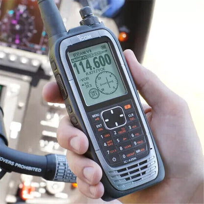 Icom IC-A25N NAV/COM VHF Airband Handheld Radio Transceiver Authorized Dealer