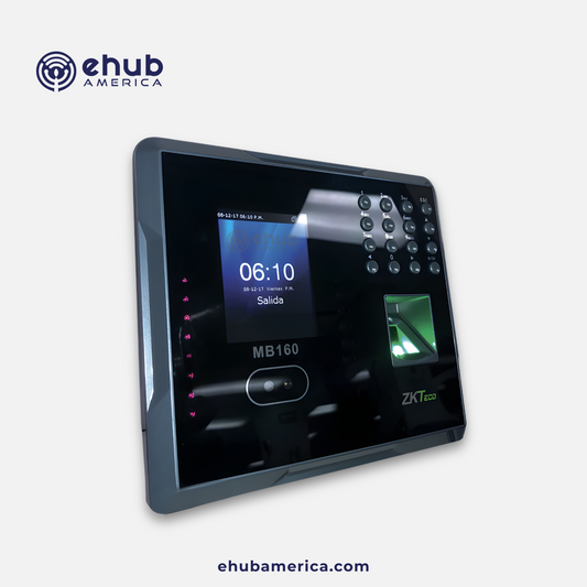 Zkteco MB160ID MB-160 Facial Recognition Terminal w/ Fingerprint Reader, for 1500 Faces