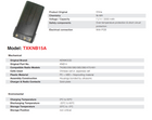 Epcom TX-KNB15A Battery for Kenwood Radios Ni-MH 2000 mAh TK2100, TK3100, TK2102