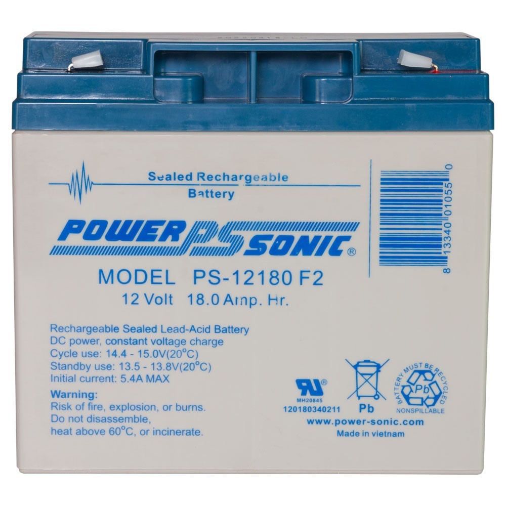Notifier BAT-12180-BP Two Bat-12180 (12V,18Ah)