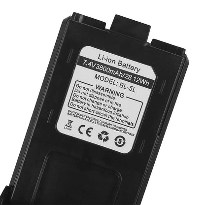 Baofeng BL-5L 3800mAh Extended Battery Compatible with UV-5R UV-5RTP UV-5R Plus