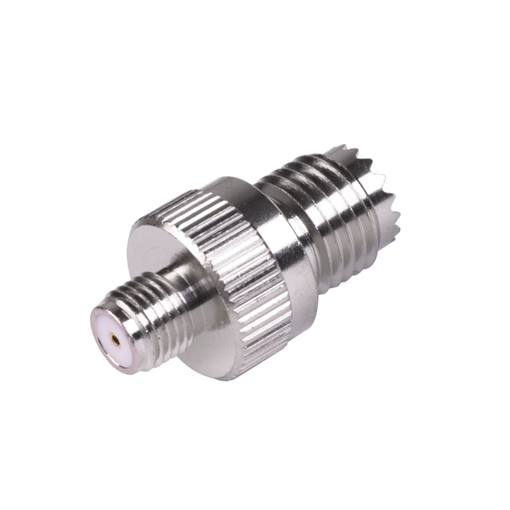 RFU-642 Straight Adaptor from Mini-UHF Female Connector to SMA Female