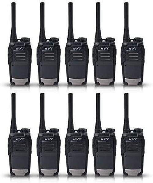 10 PACK Hytera TC-320 Portable Radio UHF 400-470 MHz 1700mAh Li-Ion Battery