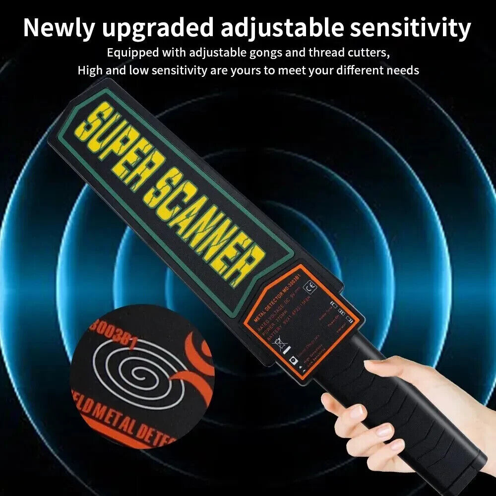 Handheld Metal Detector Security Scanner Super Body Search