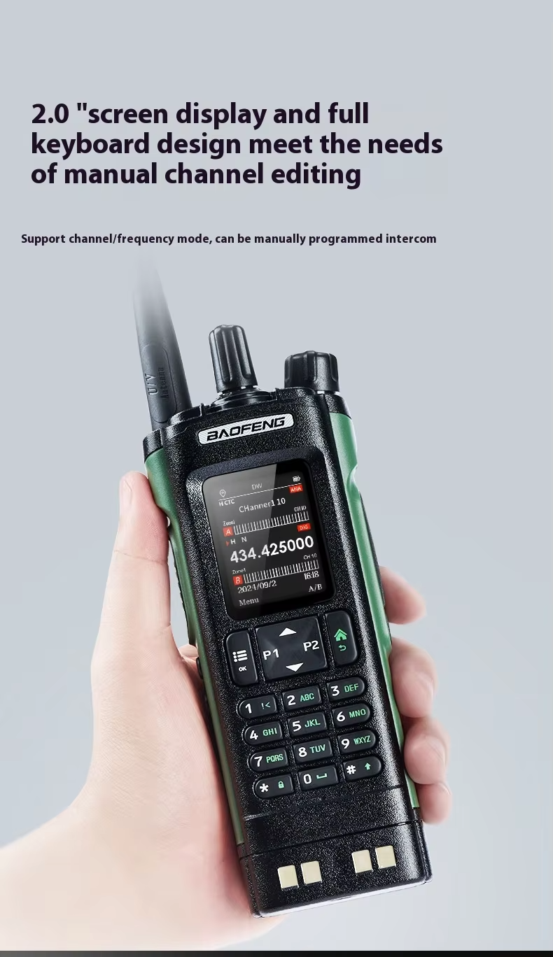 Baofeng DM-32 Walkie Talkie DMR GPS 10W GPS APRS Air Band FM Radio Type-C