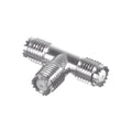 Rf Industries RFU-632 Adapter T Shape Mini-UHF Female to Double Mini-UHF Female