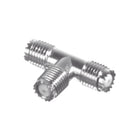 Rf Industries RFU-632 Adapter T Shape Mini-UHF Female to Double Mini-UHF Female
