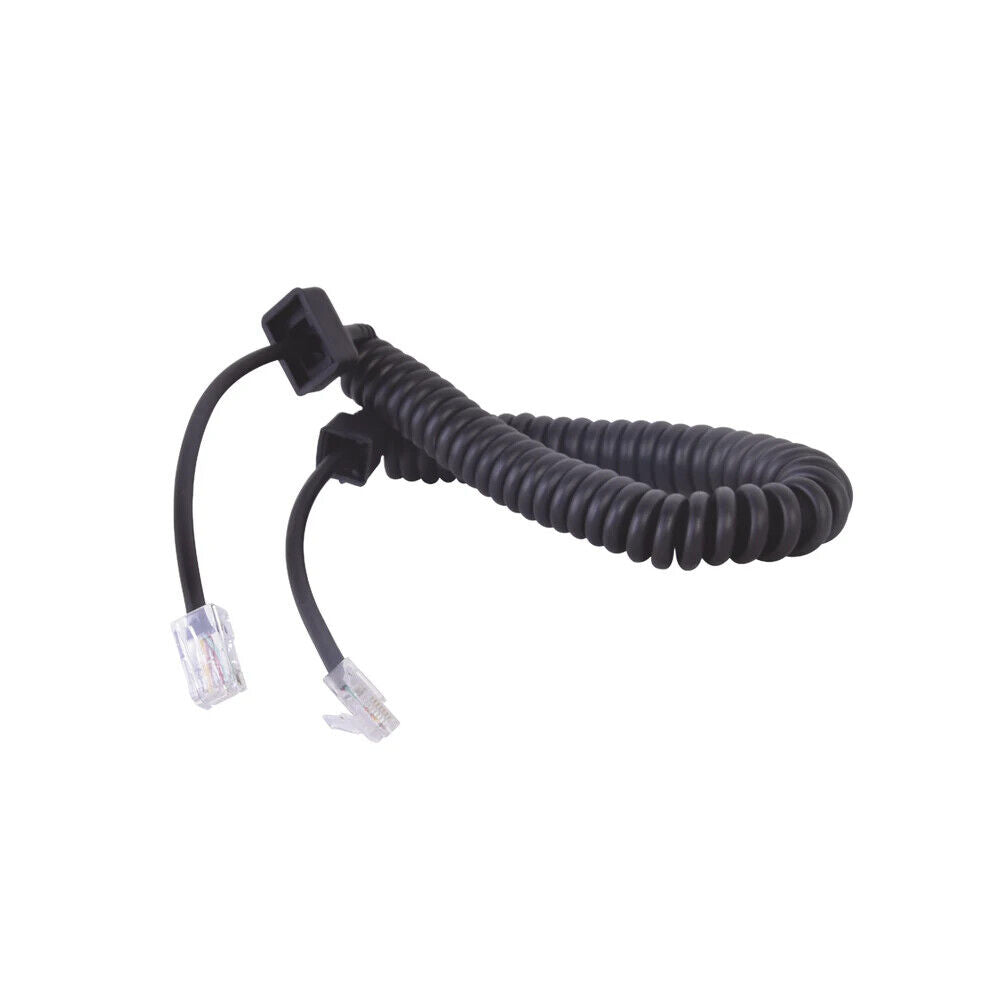 Replacement Microphone Cable for Kenwood KMC-30 Mobile Radio Black 8 pins TXK223