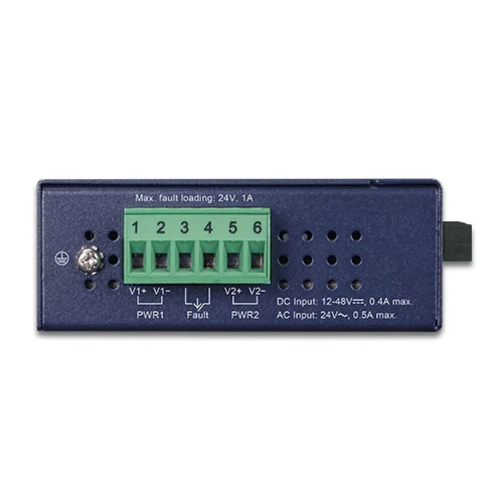 Planet Networking IFT-802T Planet IP30 Industrial 10/100TX to 100FX Media Converter